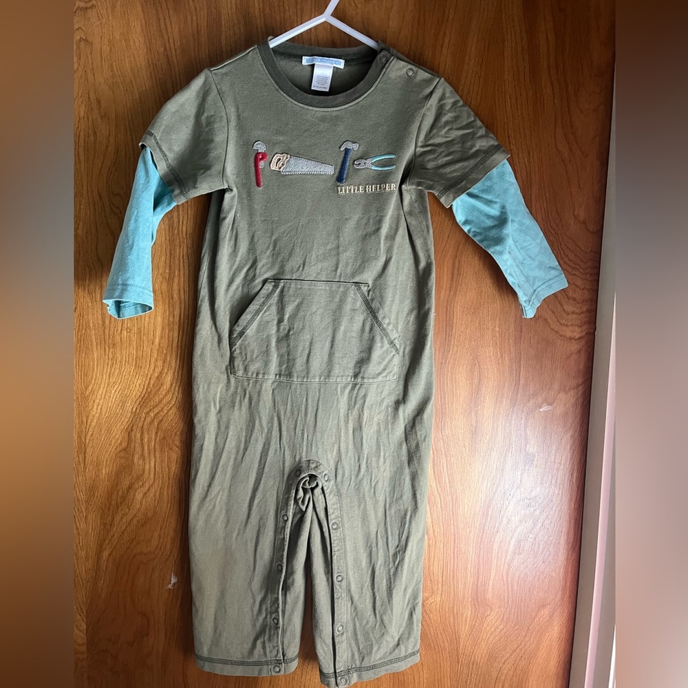 Janie and Jack Little Helper Romper